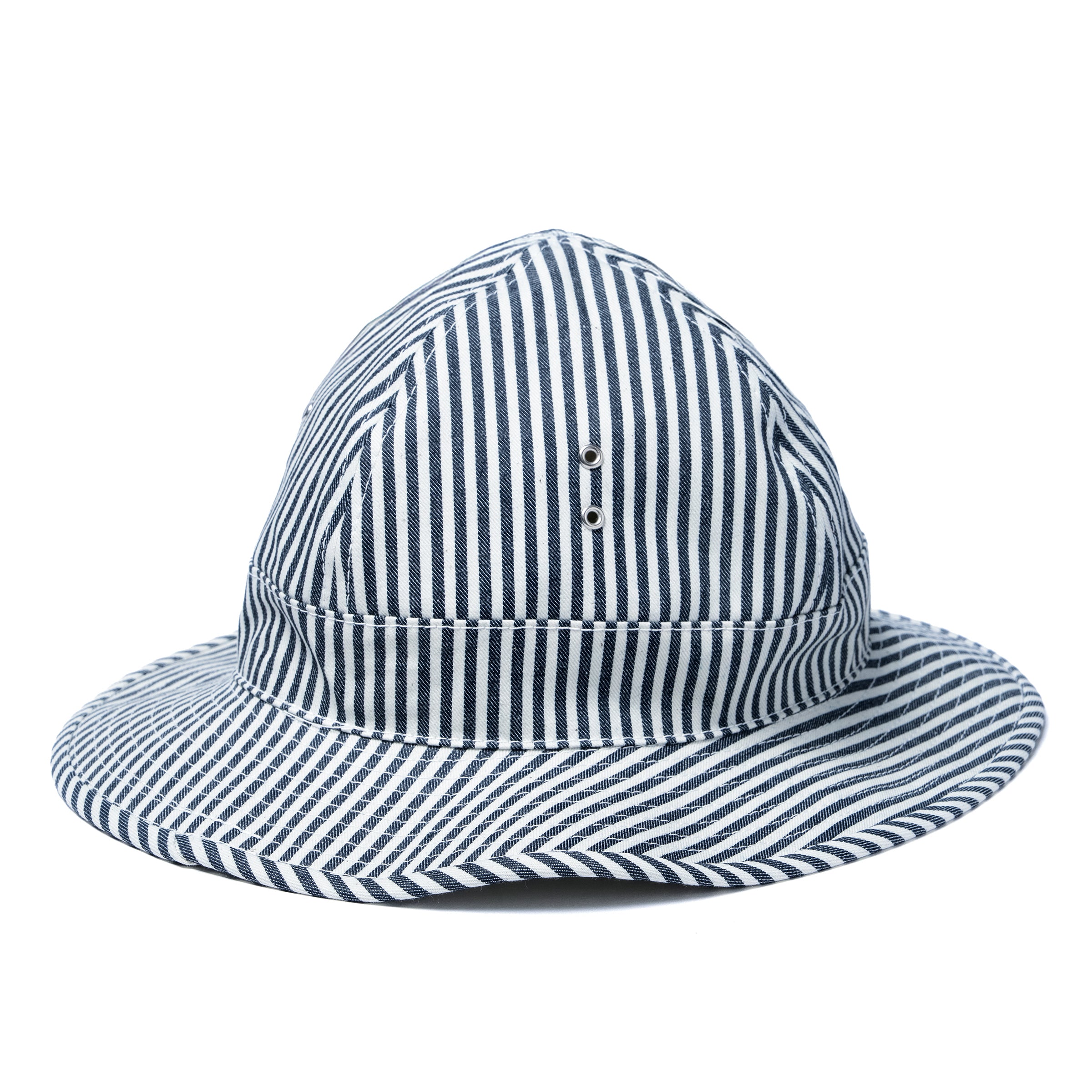 STRIPED DUNGAREE DAISY-MAE HAT – The Real McCoy's