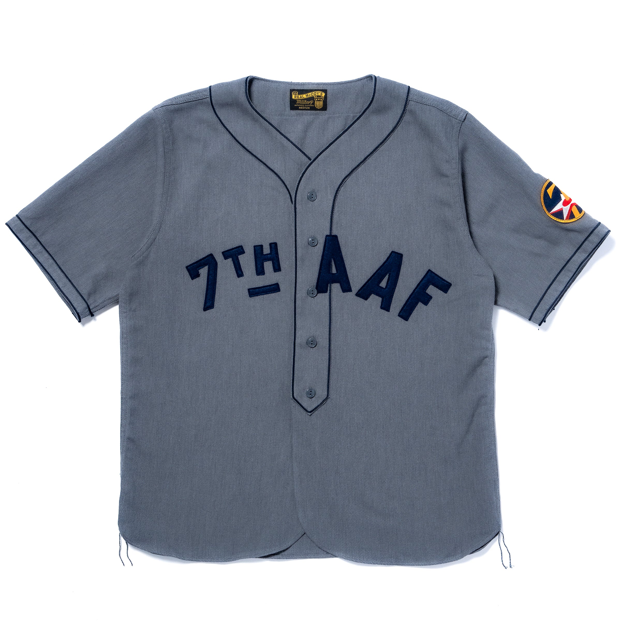 BASEBALL UNIFORM SHIRT / 7TH AAF – The Real McCoy's