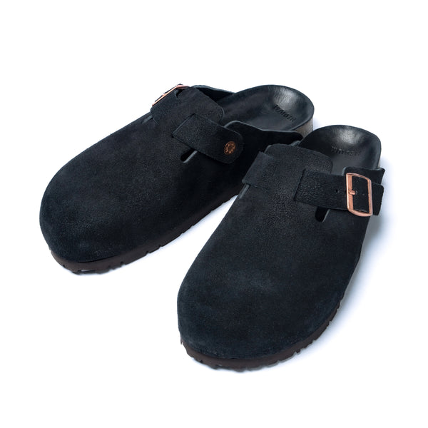 LEATHER FOOT-SUPPORT CLOGS