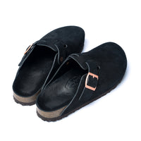 LEATHER FOOT-SUPPORT CLOGS