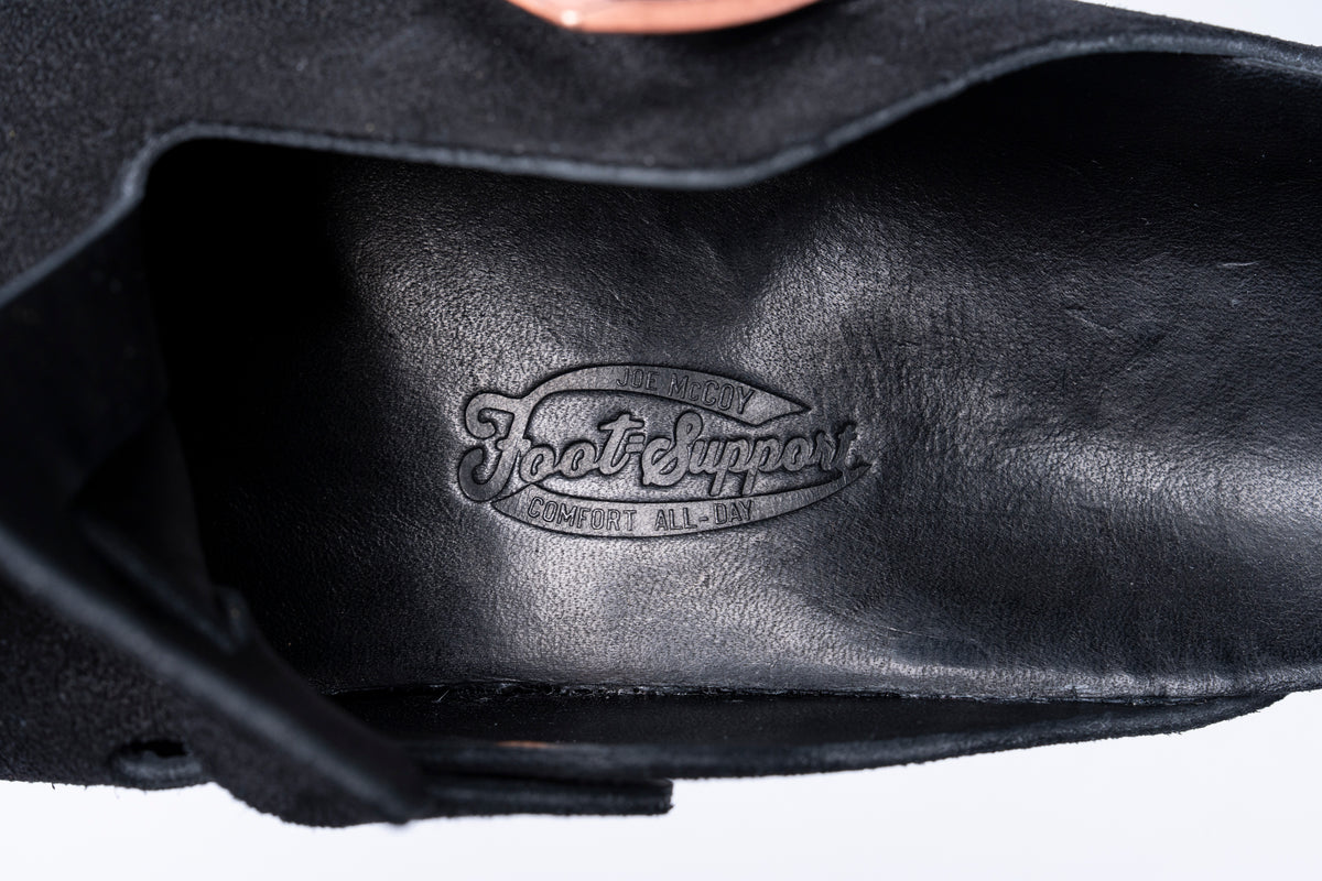 LEATHER FOOT-SUPPORT CLOGS