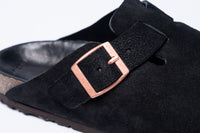 LEATHER FOOT-SUPPORT CLOGS