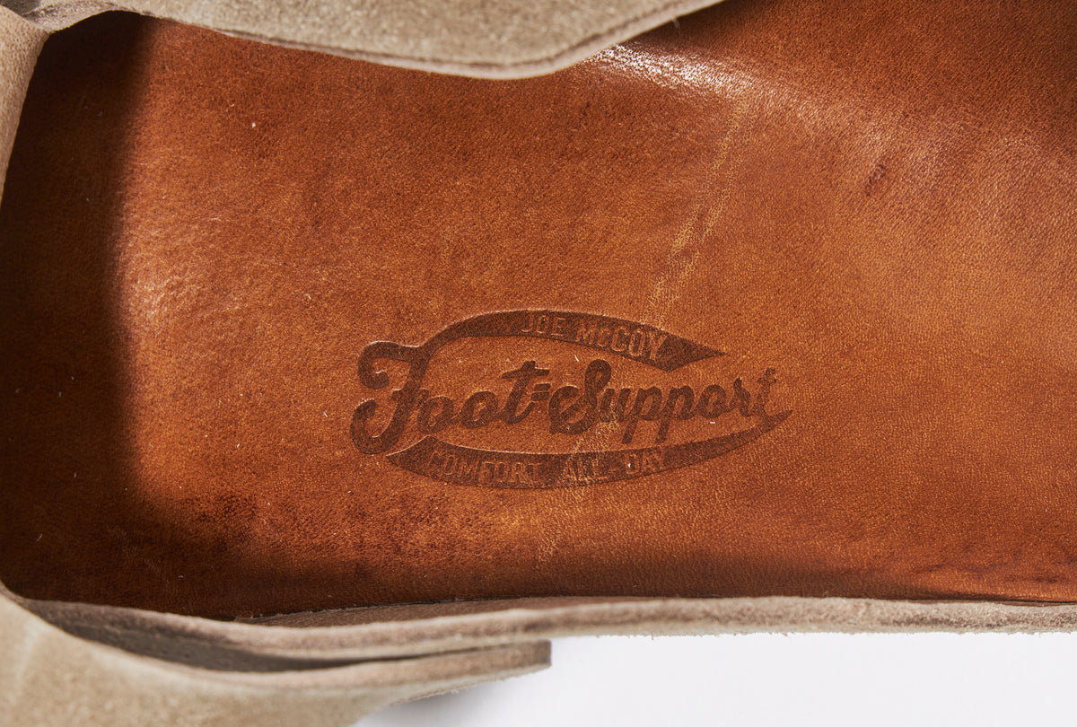 LEATHER FOOT-SUPPORT CLOGS