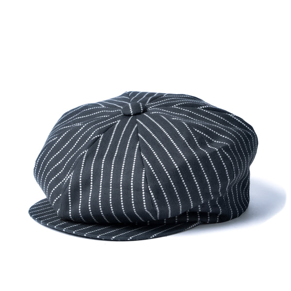 BLACK WABASH NEWSBOY CAP