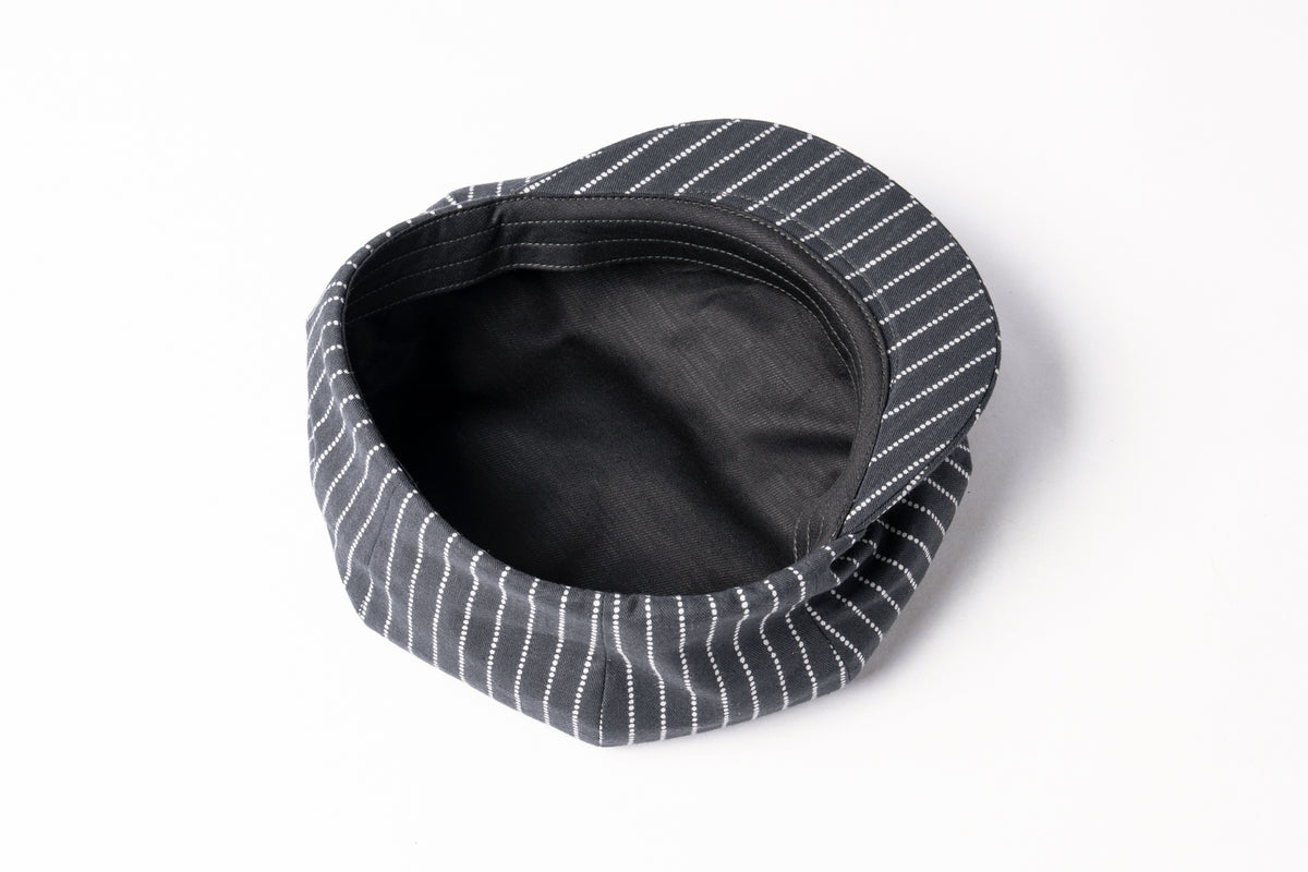 BLACK WABASH NEWSBOY CAP
