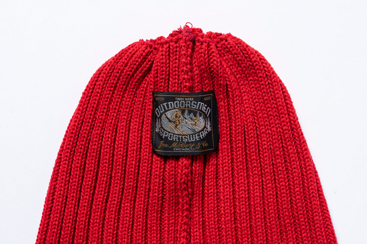 STRIPED COTTON KNIT CAP