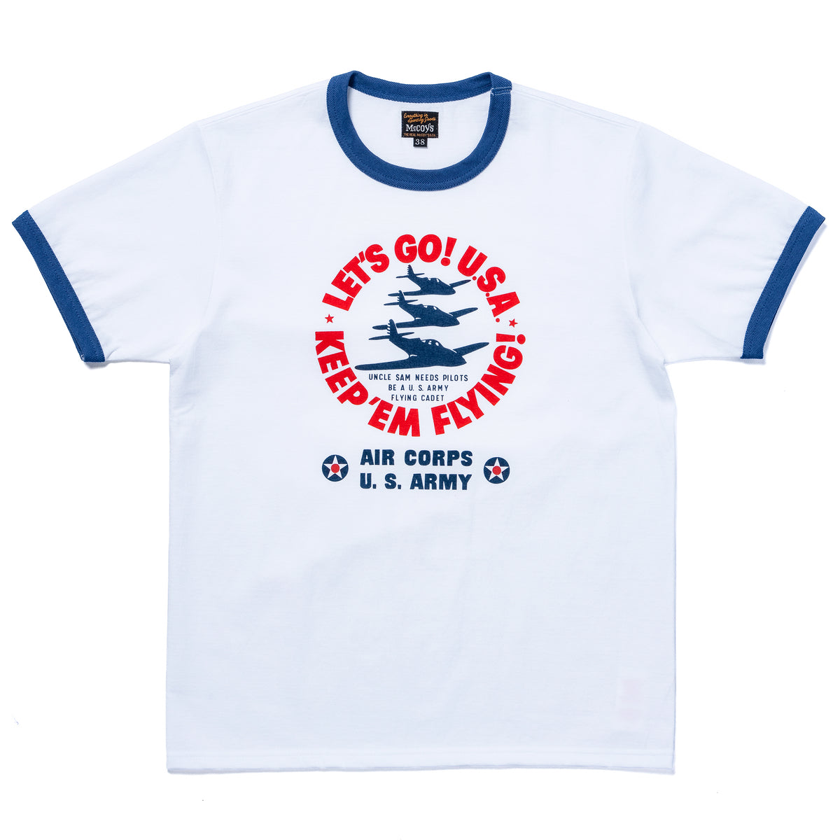 MILITARY TEE / KEEP EM’ FLYING