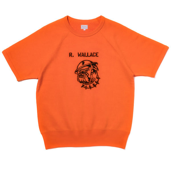 LOOPWHEEL S/S SWEATSHIRT / DEVIL DOG STENCIL