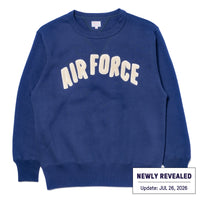 MILITARY SWEATSHIRT / AIR FORCE CHENILLE