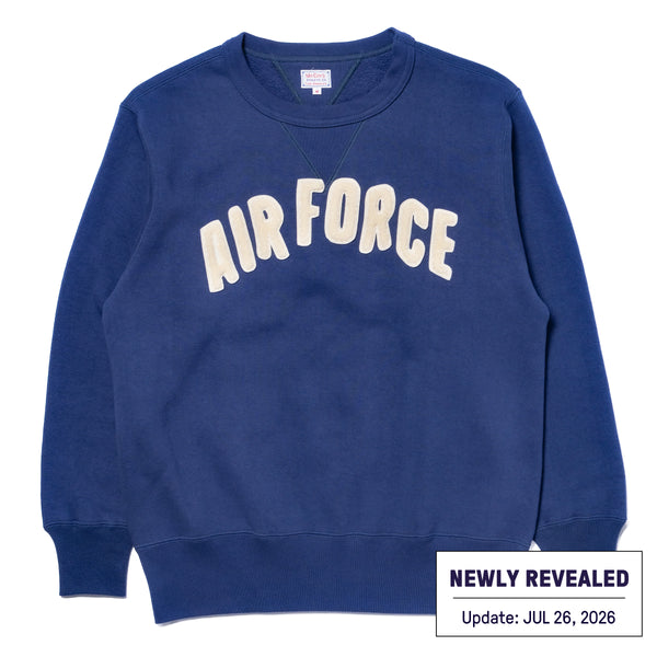 MILITARY SWEATSHIRT / AIR FORCE CHENILLE