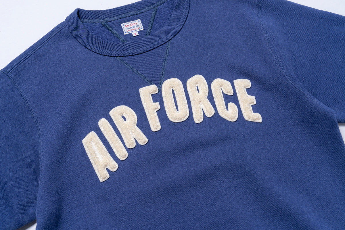 MILITARY SWEATSHIRT / AIR FORCE CHENILLE
