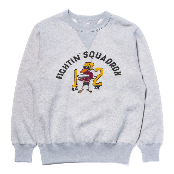 MILITARY PRINTED SWEATSHIRT / FIGHTIN’ SQUADRON