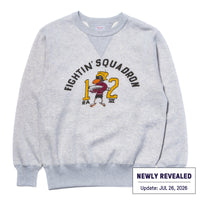 MILITARY PRINTED SWEATSHIRT / FIGHTIN’ SQUADRON