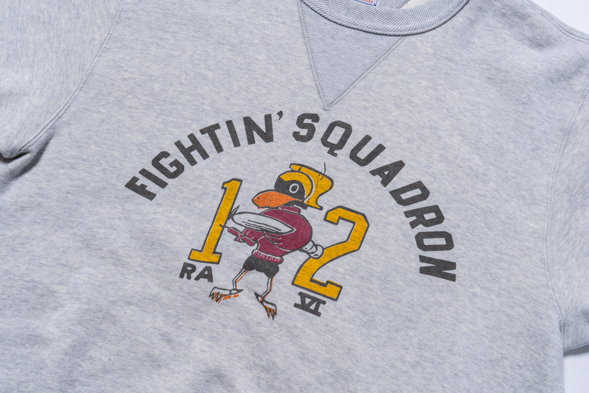 MILITARY PRINTED SWEATSHIRT / FIGHTIN’ SQUADRON