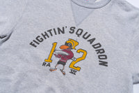 MILITARY PRINTED SWEATSHIRT / FIGHTIN’ SQUADRON