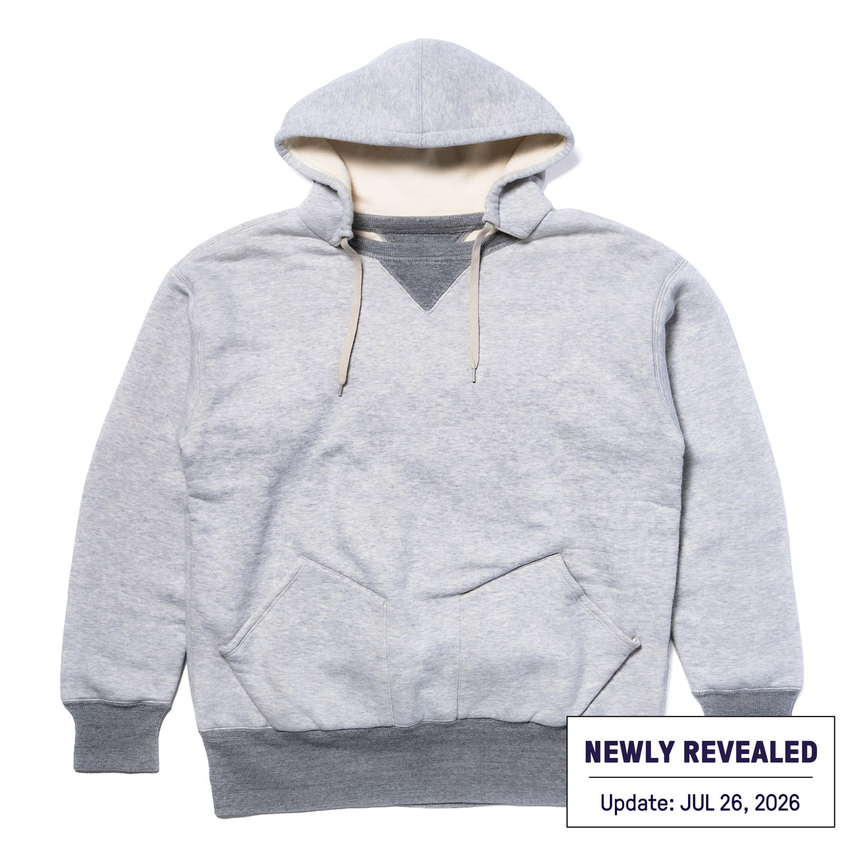 DOUBLE-FACE HOODED SWEATSHIRT
