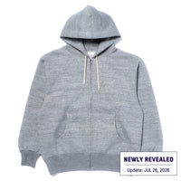 10 OZ. LOOPWHEEL F/Z HOODED SWEATSHIRT