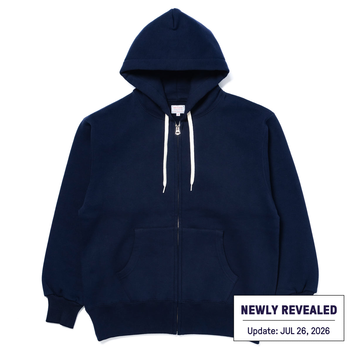 10 OZ. LOOPWHEEL F/Z HOODED SWEATSHIRT