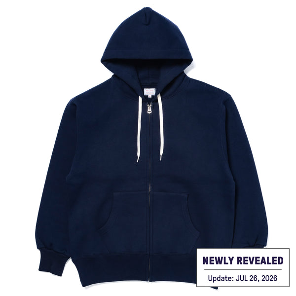 10 OZ. LOOPWHEEL F/Z HOODED SWEATSHIRT