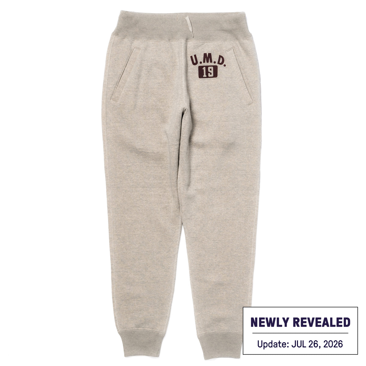 JOE McCOY RIBBED SWEATPANTS / U.M.D.