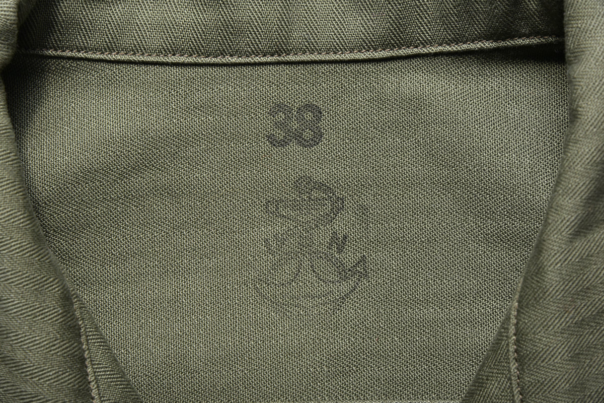 U.S.N. JACKET HERRINGBONE TWILL