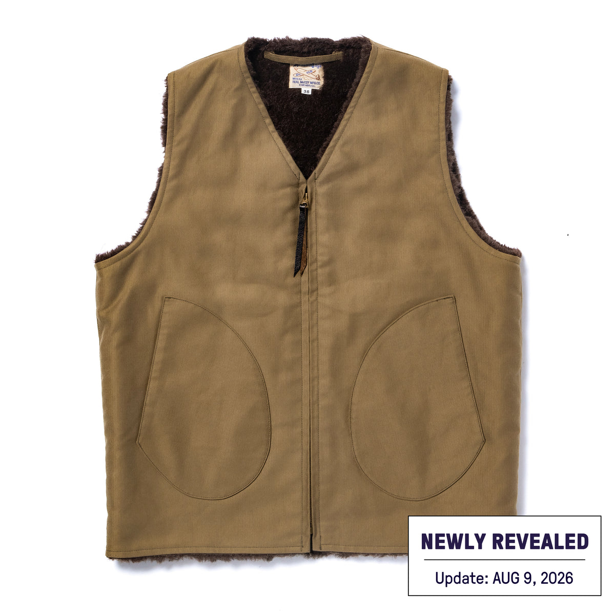VESTS, ALPACA, PILE LINED