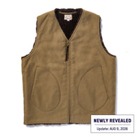 VESTS, ALPACA, PILE LINED