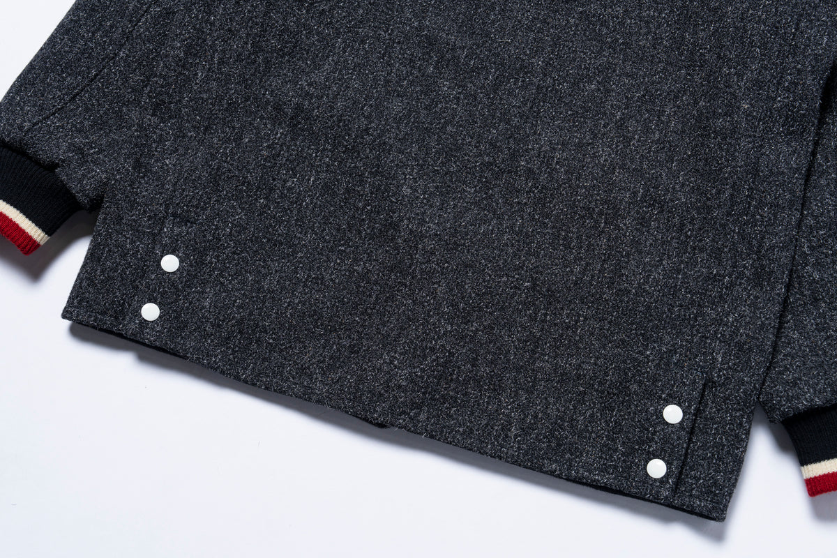 WOOL CAR COAT / LEAD SLED