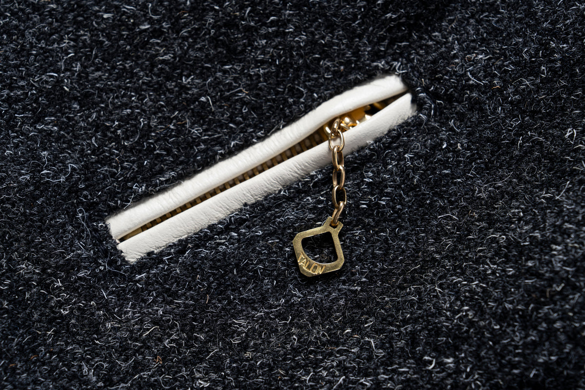 WOOL CAR COAT / LEAD SLED