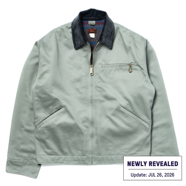 COTTON DRILL WORK JACKET / LABORER