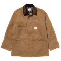WOOL LINED CHORE COAT / BROWN DUCK