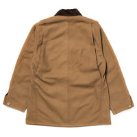 WOOL LINED CHORE COAT / BROWN DUCK