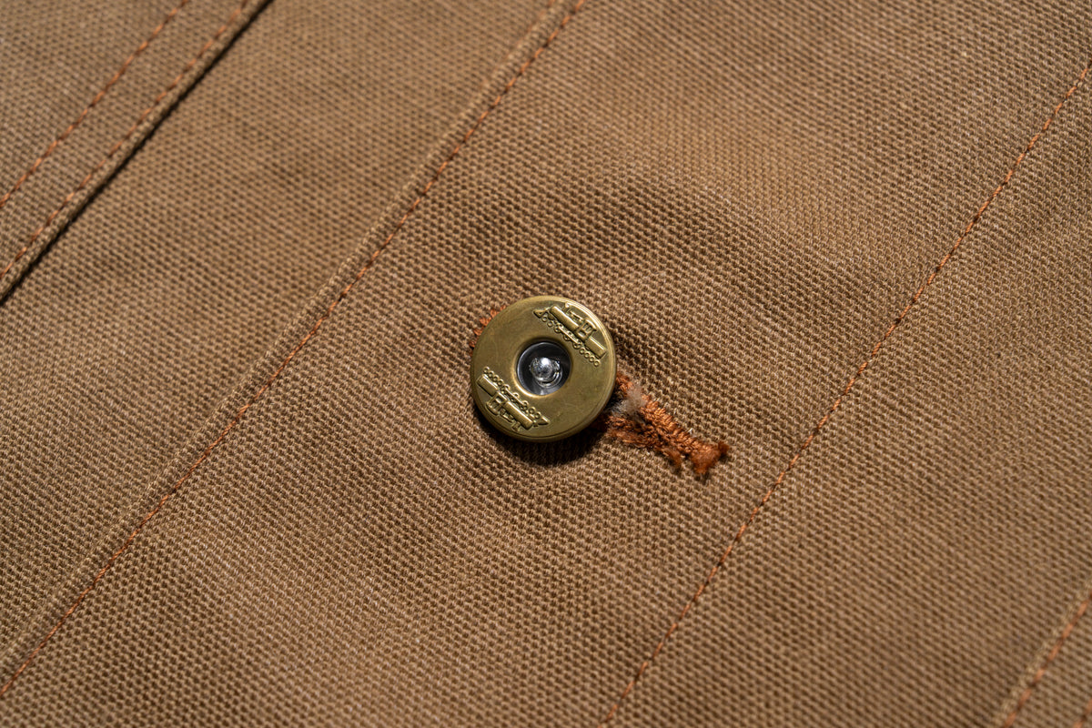 WOOL LINED CHORE COAT / BROWN DUCK