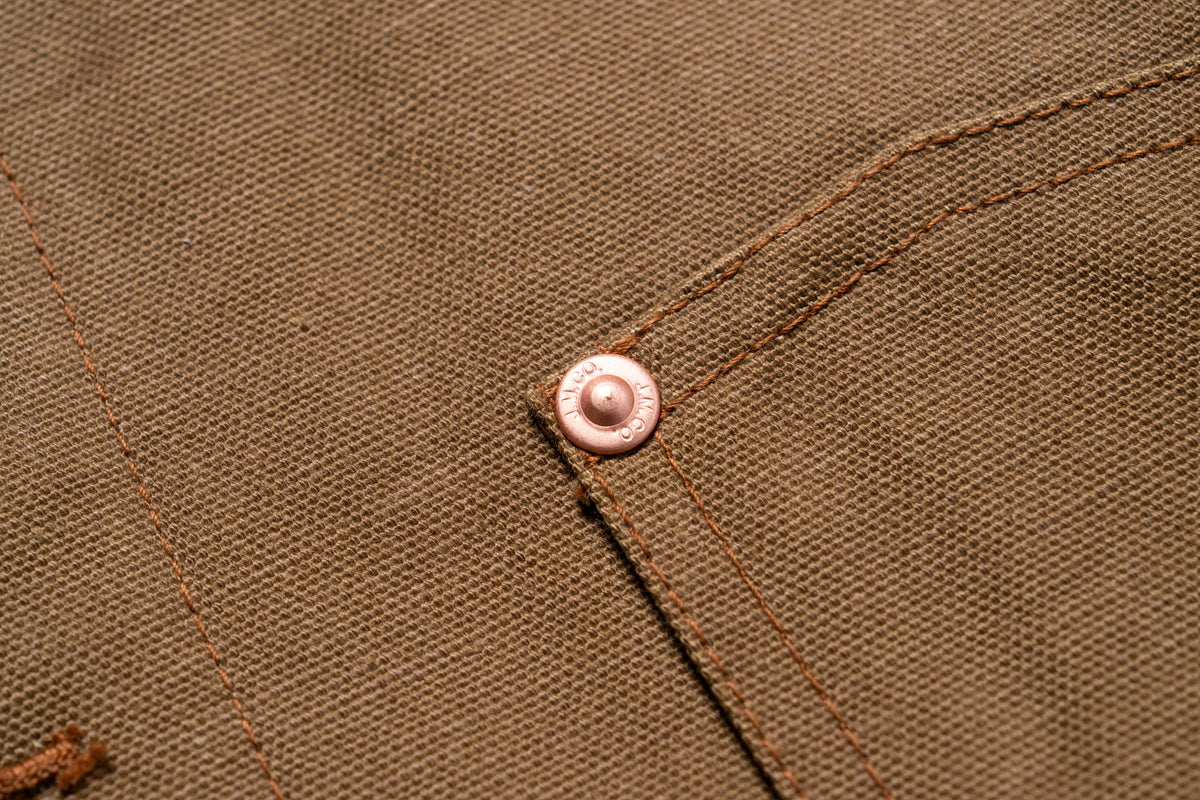 WOOL LINED CHORE COAT / BROWN DUCK