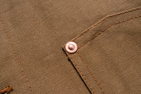 WOOL LINED CHORE COAT / BROWN DUCK