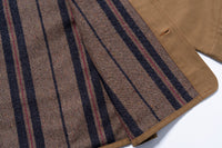 WOOL LINED CHORE COAT / BROWN DUCK