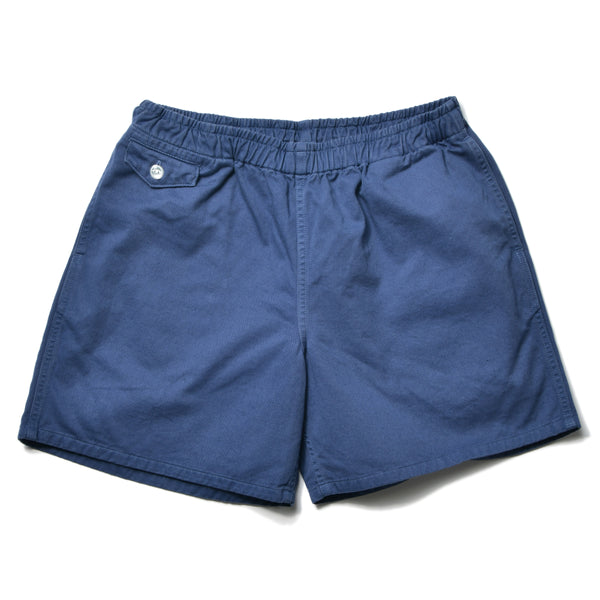 COTTON DRILL SWIM SHORTS (OVER-DYED)