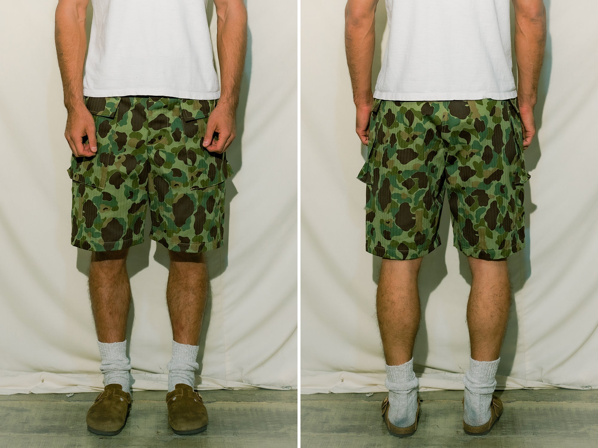 REVERSIBLE FROGSKIN CAMOUFLAGE SHORTS – The Real McCoy's