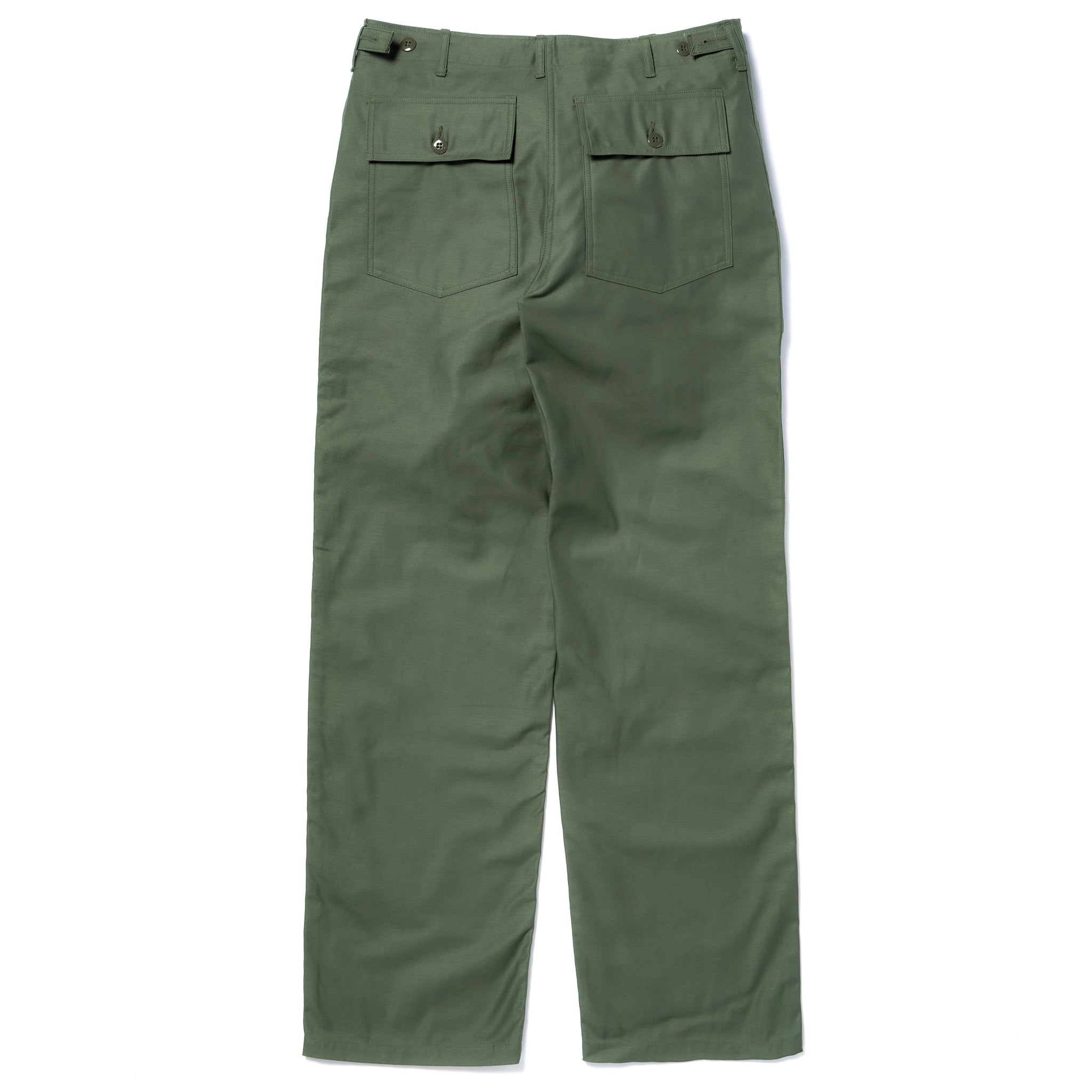 TROUSERS, MEN'S, COTTON SATEEN, OG-107 – The Real McCoy's