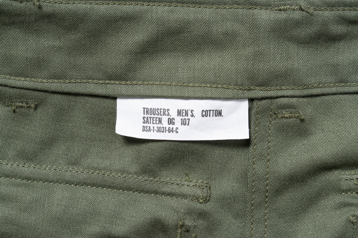 TROUSERS, MEN'S, COTTON SATEEN, OG-107