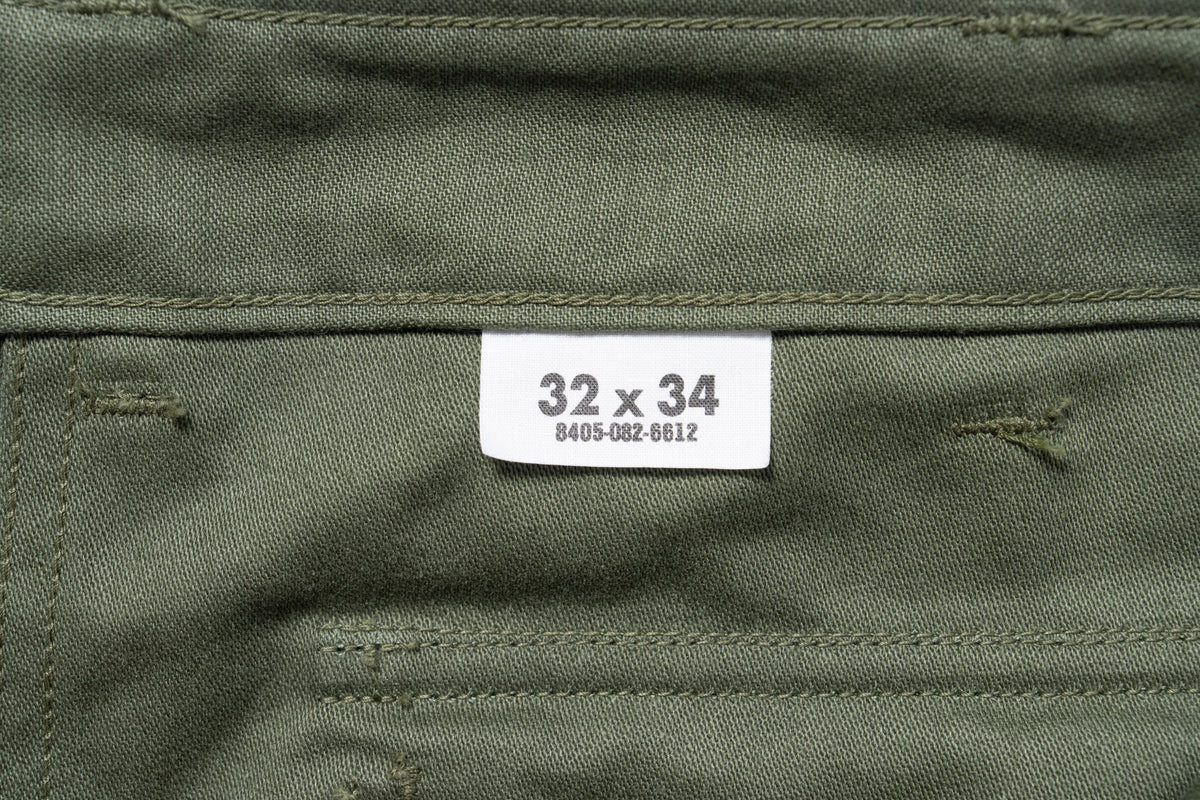 TROUSERS, MEN'S, COTTON SATEEN, OG-107