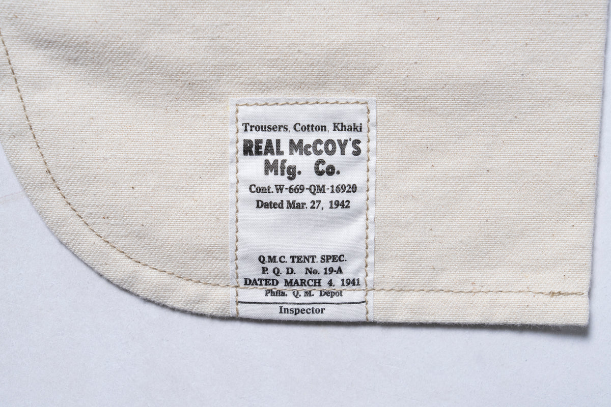 TROUSERS, COTTON, KHAKI, 1941