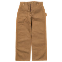 DOUBLE-KNEE WORK TROUSERS / BROWN DUCK