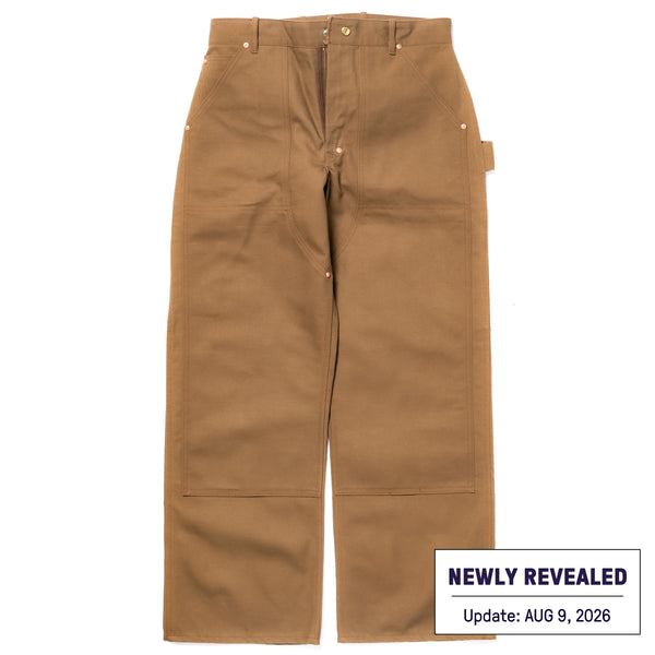DOUBLE-KNEE WORK TROUSERS / BROWN DUCK
