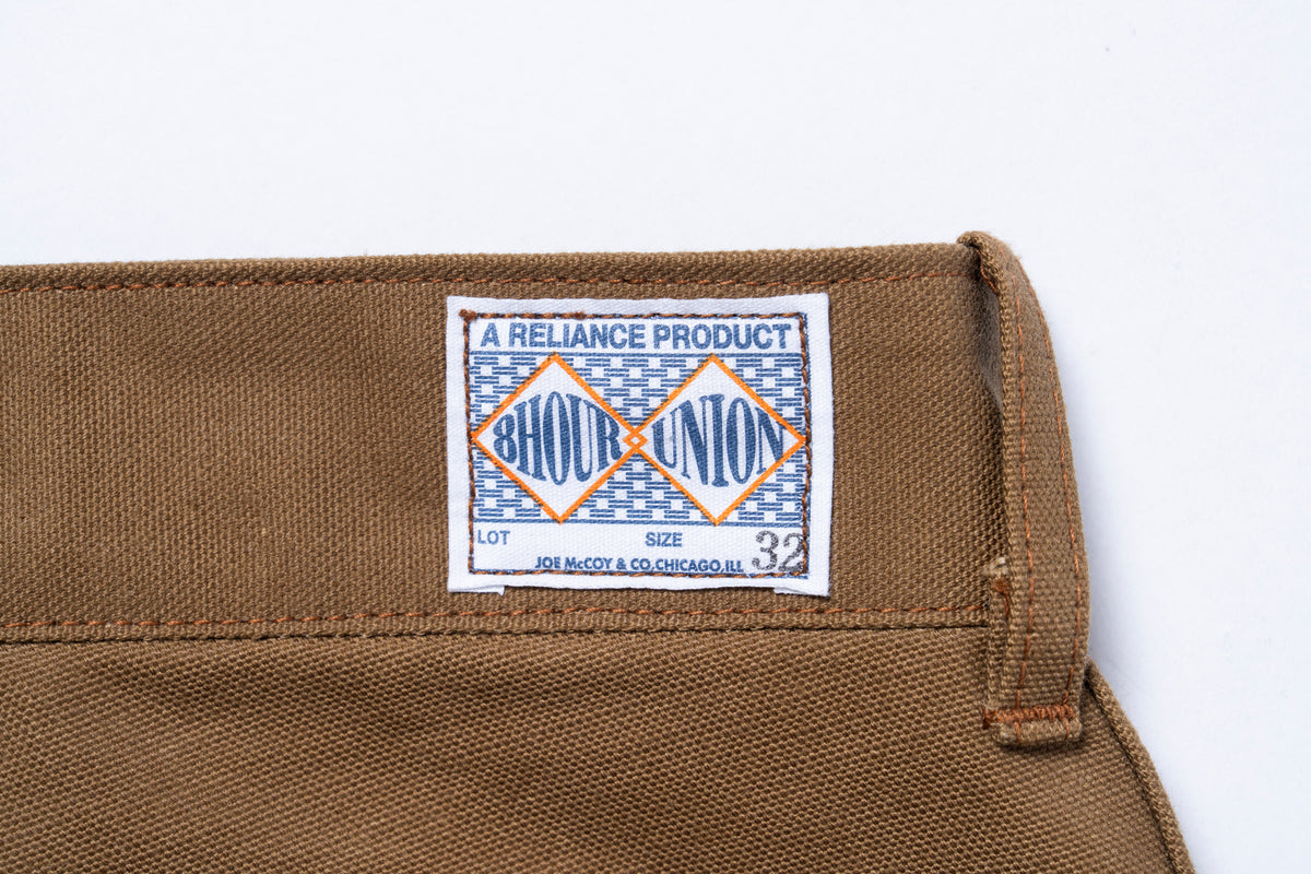 DOUBLE-KNEE WORK TROUSERS / BROWN DUCK