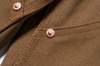 DOUBLE-KNEE WORK TROUSERS / BROWN DUCK