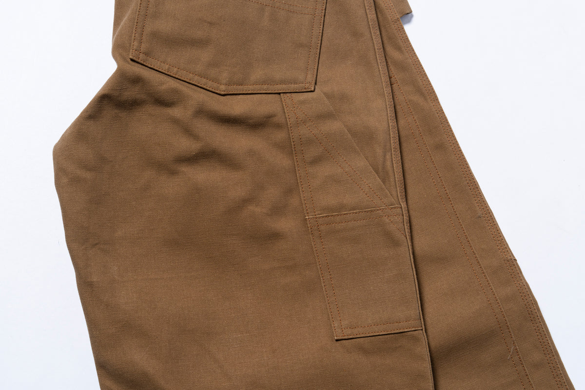 DOUBLE-KNEE WORK TROUSERS / BROWN DUCK