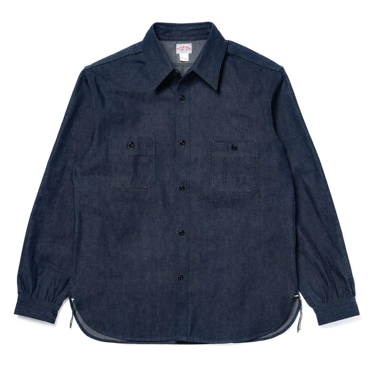 8HU DENIM SERVICEMAN WORK SHIRT