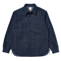 8HU DENIM SERVICEMAN WORK SHIRT
