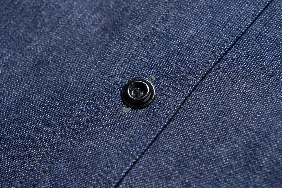 8HU DENIM SERVICEMAN WORK SHIRT